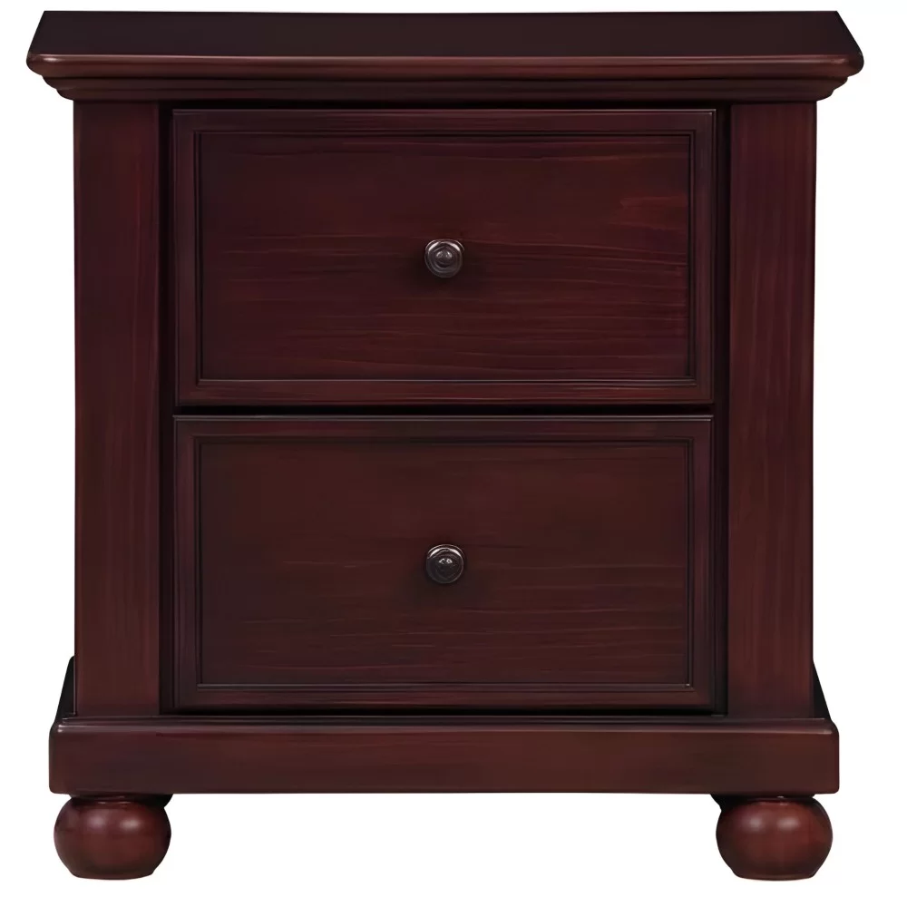 Velador deluxe Saratoga 2 cajones Simmons