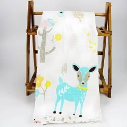 Manta Envolver Muselina 100% algodón 120x120 Ciervo