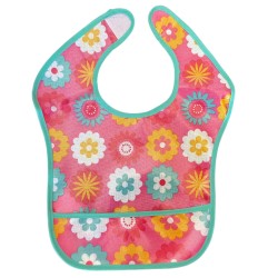Babero Niña impermeable con recipiente NOjo