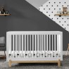 Cuna convertible 4 en 1 PoPPY Blanca Delta Children
