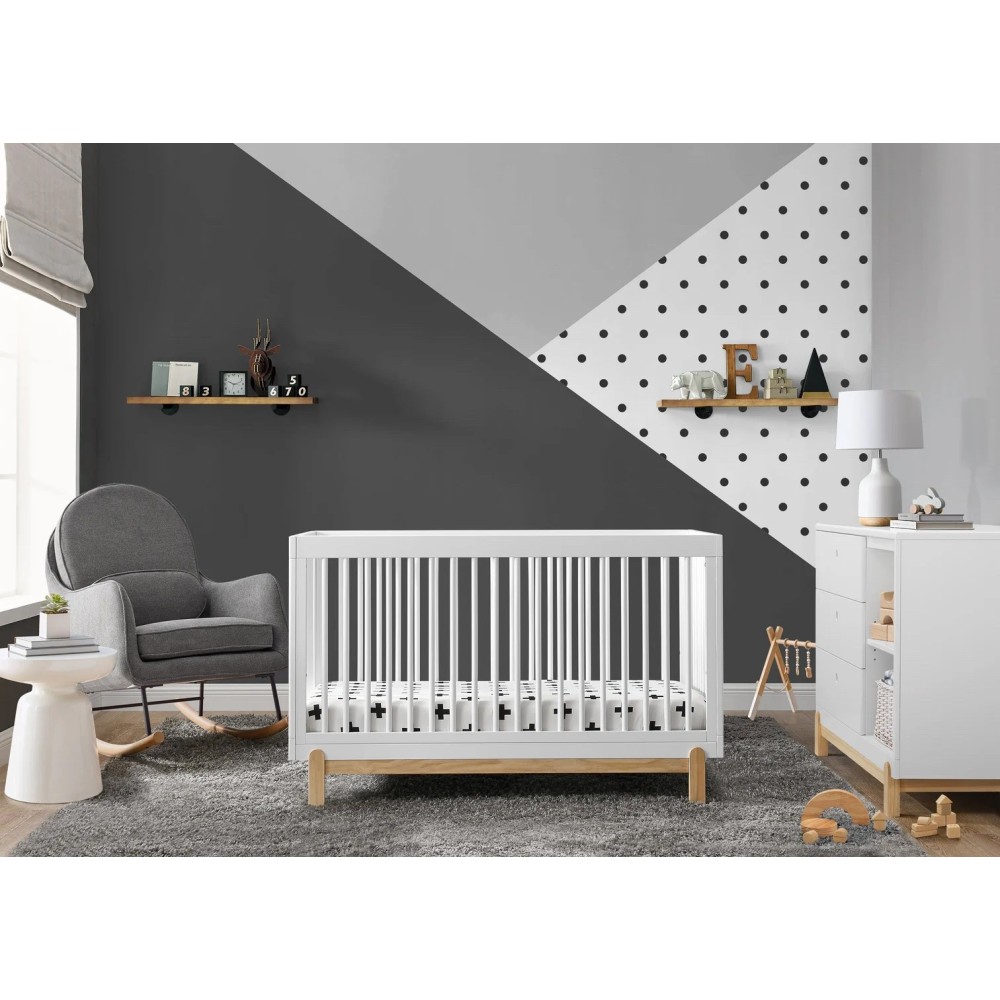Cuna convertible 4 en 1 PoPPY Blanca Delta Children
