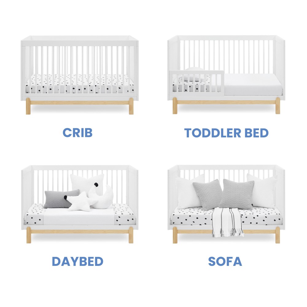 Cuna convertible 4 en 1 PoPPY Blanca Delta Children