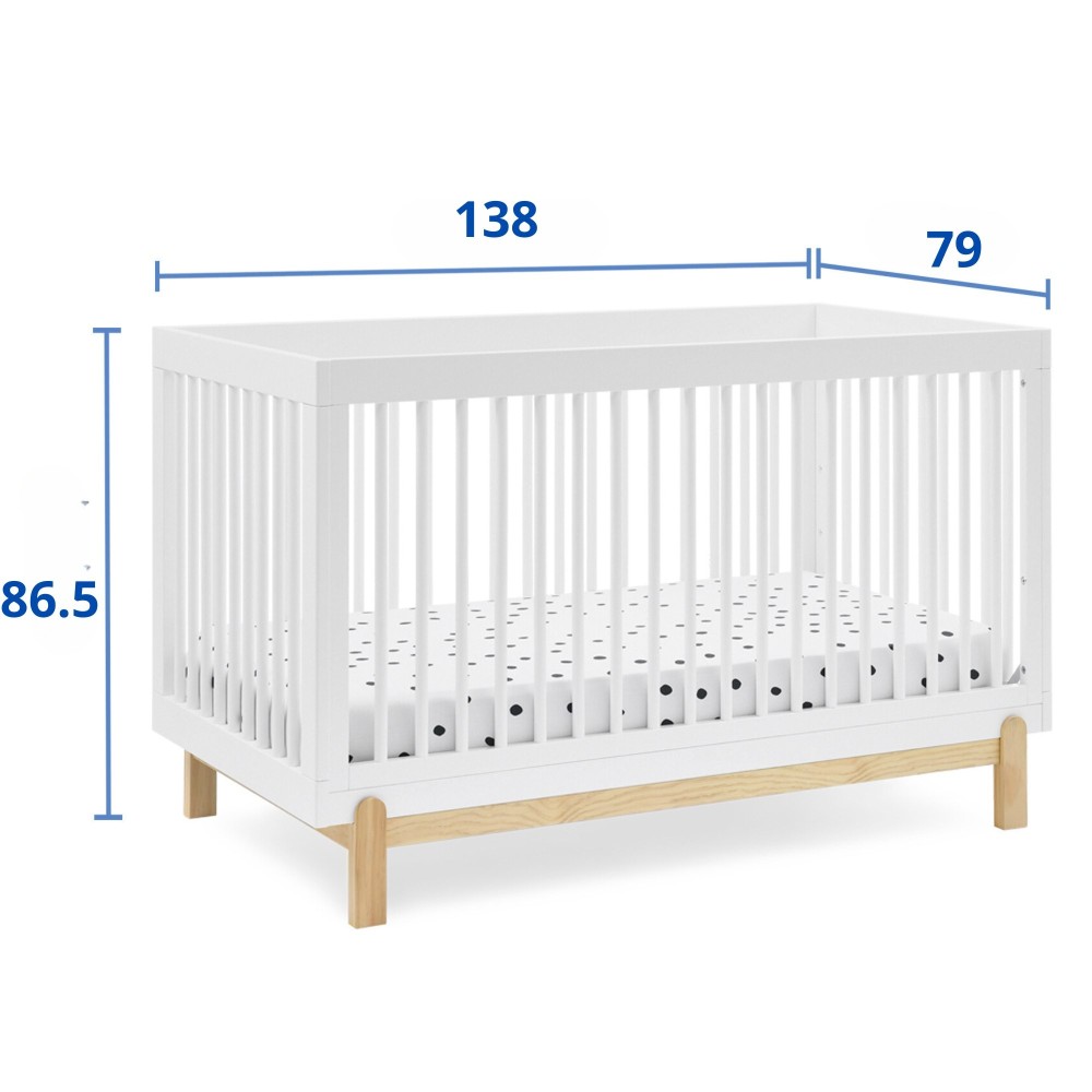 Cuna convertible 4 en 1 PoPPY Blanca Delta Children