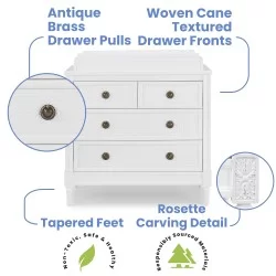 Cómoda y Mudador Madeline Delta Children