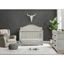 Cuna de madera solida convertible 6 en 1 Asher Rustic