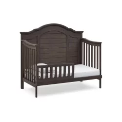 Cuna de madera solida convertible 6 en 1 Asher Gris