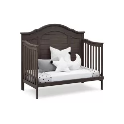 Cuna de madera solida convertible 6 en 1 Asher Gris