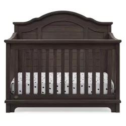 Cuna de madera solida convertible 6 en 1 Asher Gris