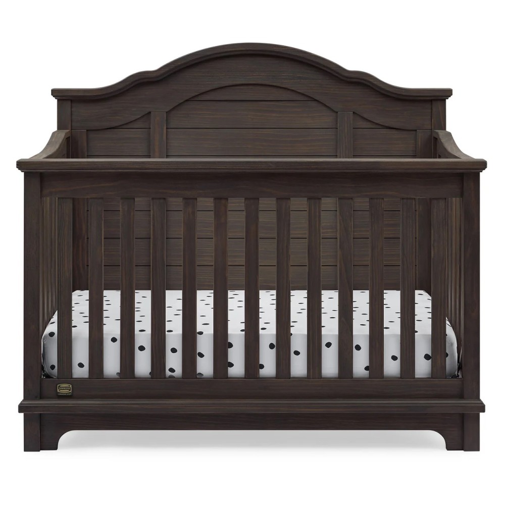 Cuna de madera solida convertible 6 en 1 Asher Gris