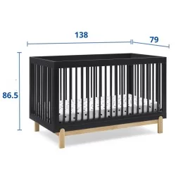 Cuna convertible 4 en 1 PoPPY Midnight Delta Children