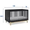 Cuna convertible 4 en 1 PoPPY Midnight Delta Children