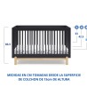 Cuna convertible 4 en 1 PoPPY Midnight Delta Children