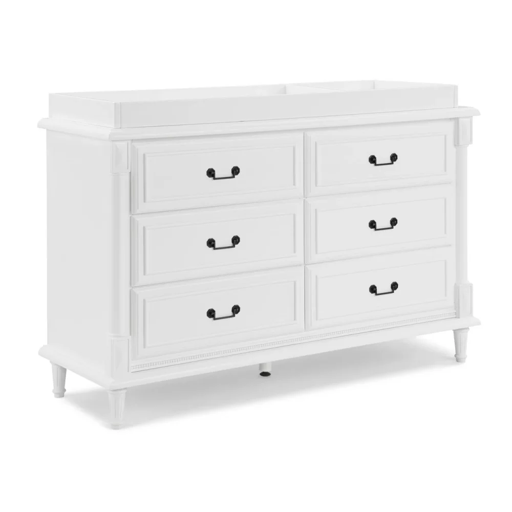 Comoda con mudador 6 cajones entrelazados. Comoda con mudador 6 cajones entrelazados.