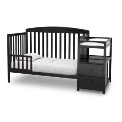 Cuna convertible y mudador Royal cherry