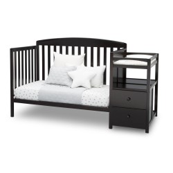 Cuna convertible y mudador Royal cherry