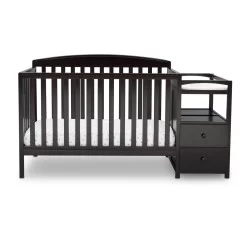 Cuna convertible y mudador Royal cherry