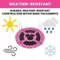Columpio Minnie de 101cm circular gran resistencia