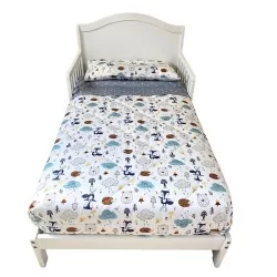 Set ropa para cama de transición fox 100% algodon de 4 piezas