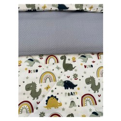 Set ropa para cama de transición Dino de 4 piezas