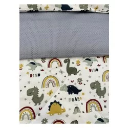 Set ropa para cama de transición Dino de 4 piezas