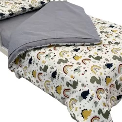 Set ropa para cama de transición Dino de 4 piezas
