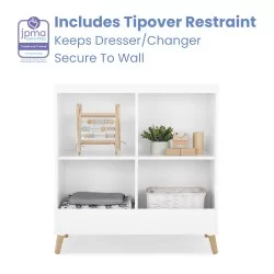 Mudador con repisas Jordan Delta Children