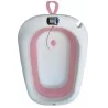 Bañera plegable rosa con hamaca y termometro CoBaby