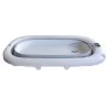 Bañera plegable rosa con hamaca y termometro CoBaby
