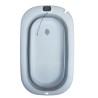 Bañera plegable gris con hamaca y termometro CoBaby