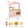 COCINA DIDACTICA DE MADERA BURGER SHOP