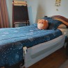 Baranda abatible para cama Rosa 120x60 CoBaby