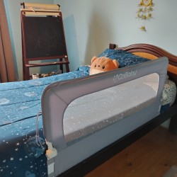 Baranda abatible para cama Rosa 120x60 CoBaby