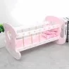 Cuna Moises de madera para muñecas