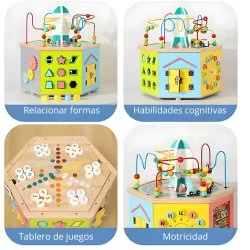 Caja Motricidad espacial Hexagonal Multifuncional