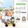 Magnéticos didácticos 4d para construcción 60 Piezas