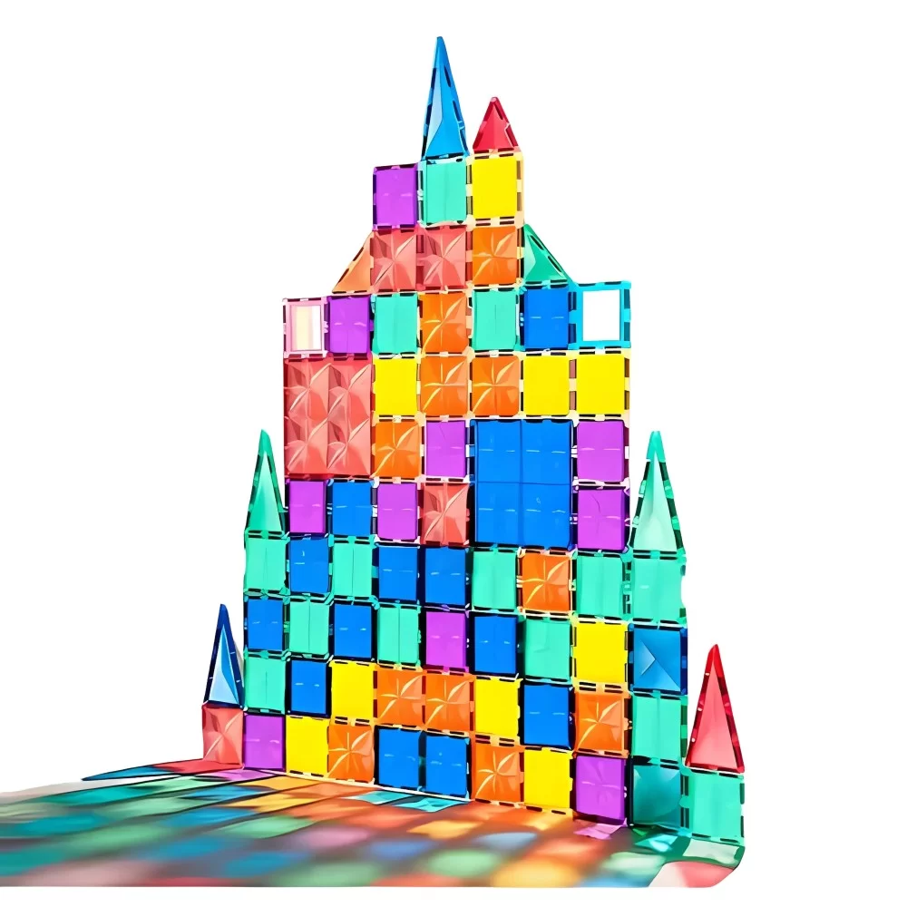 Magnéticos didácticos 4d para construcción 100 Piezas Magnéticos didácticos 4d para construcción 100 Piezas