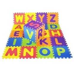 Pack 26 goma eva abecedario completo 30x30x1