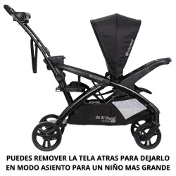 Coche Doble Sit N' STAND 2.0 DASH BLACK