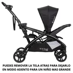 Coche Doble Sit N' STAND 2.0 DASH BLACK