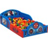 Delta Children Cama infantil transición Spider-Man Sleep and Play con barandillas integradas