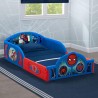 Delta Children Cama infantil transición Spider-Man Sleep and Play con barandillas integradas
