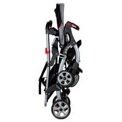 Coche Doble Sit N Stand phantom ultra hermano mayor menor Baby Trend + silla infantil