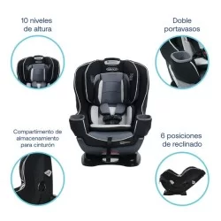 Silla De Auto Convertible Extend2fit Gotham