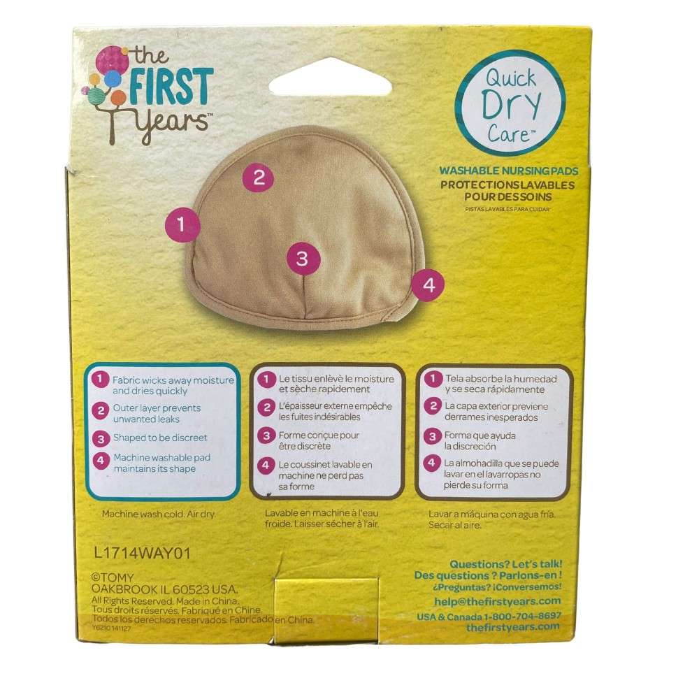 Pack 2 Protector absorbentes De Leche Materna Reutilizable