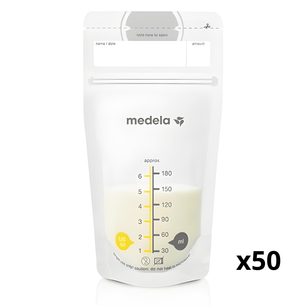 50 Bolsas Medela para almacenar leche materna