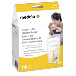 50 Bolsas Medela para almacenar leche materna