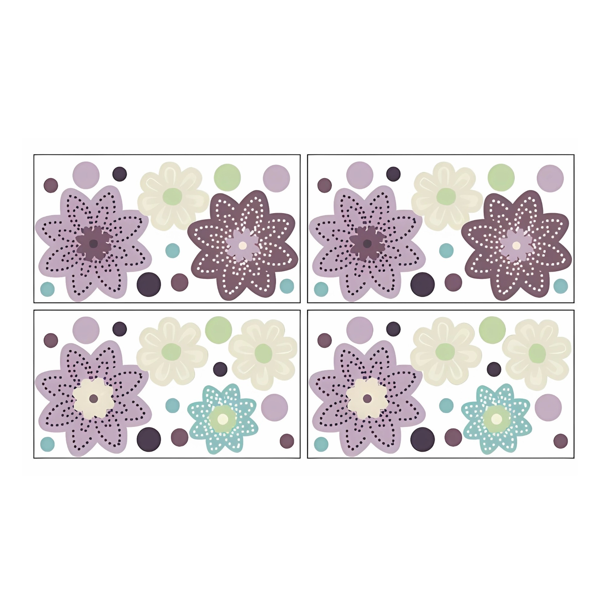 Autoadhesivos para decoracion de Muro Nojo, Plum Dandy