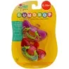 Pack 2 Chupete silicona gumdrop 6-18 meses Pink