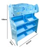 Organizador De juguetes celeste 6 cajas grandes con revistero Onshine