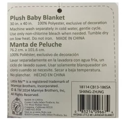 Mantita Frazada Búho Coral Fleece 76x102cm